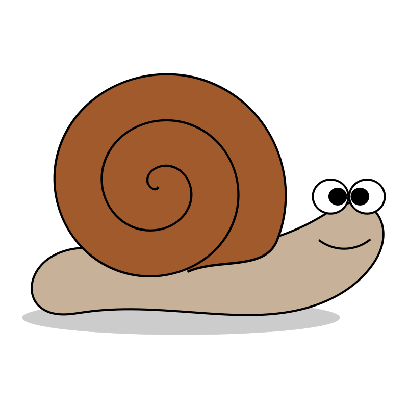 Clipart - Snail