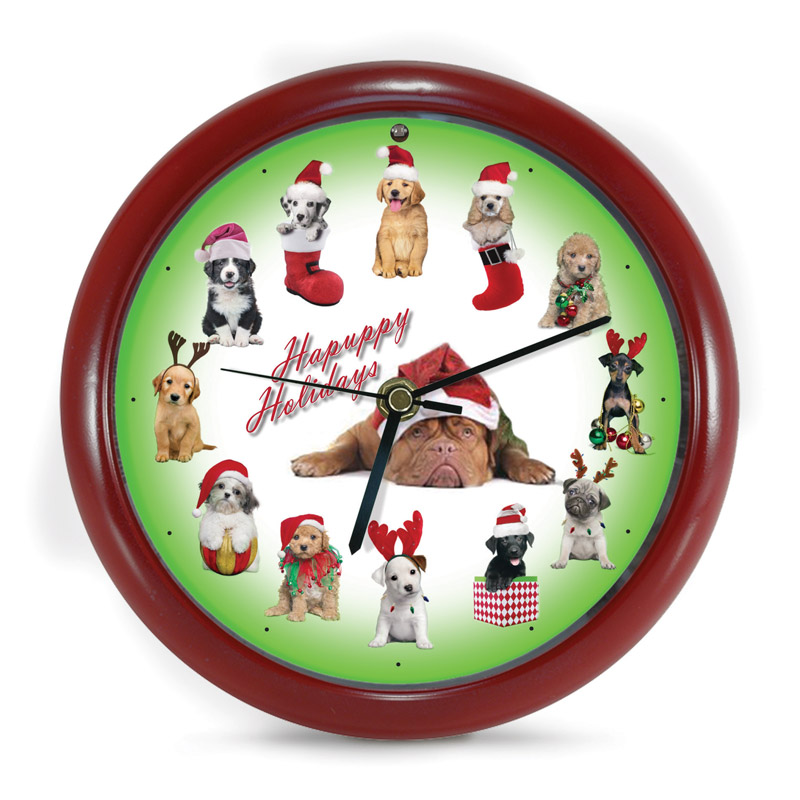Keith Kimberlin Holiday Puppy and Kitten Sound Clocks | Pet Age