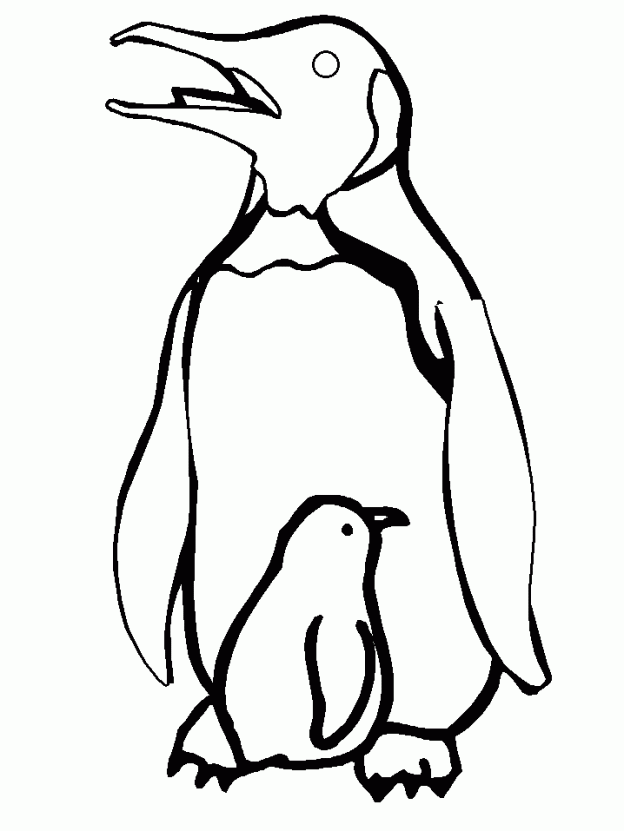 Pictxeer » Penguin Pictures To Color