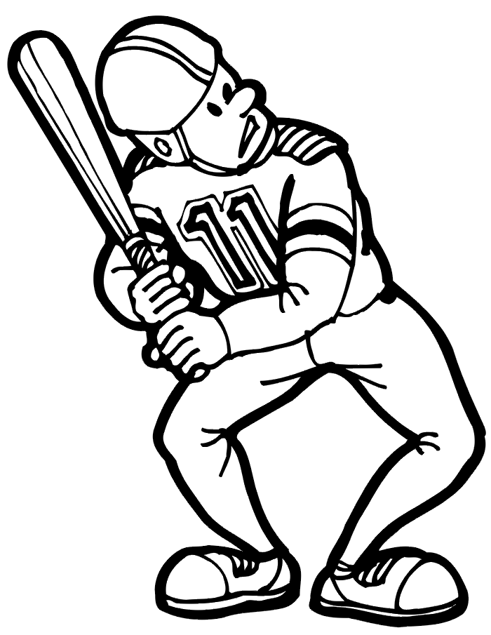 Confused Batter Coloring Pages - Sports Coloring Pages on ...