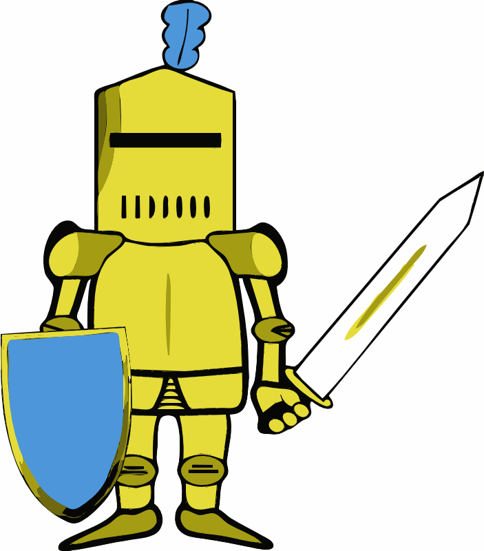 Clipart - princesses knights shields - edited 5