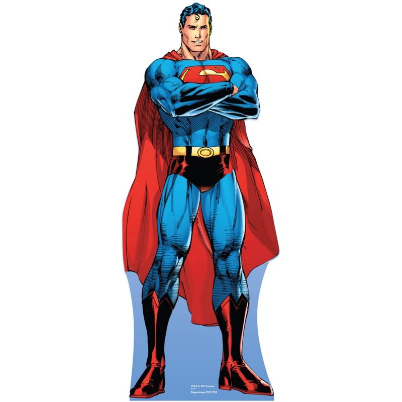 Arms Folded Lifesized Superman Cartoon Standup ...