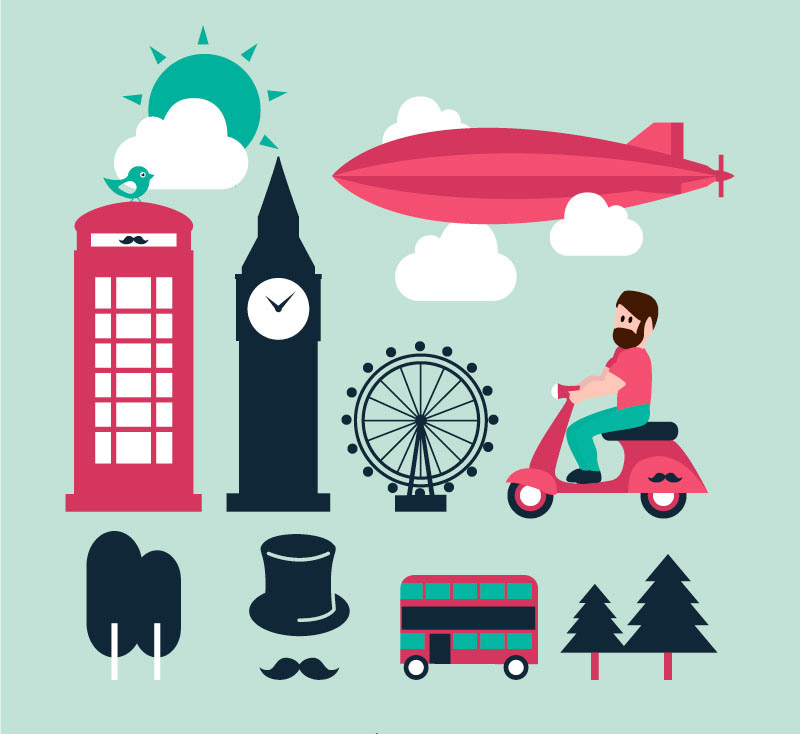 Travel element icon - Vector free download