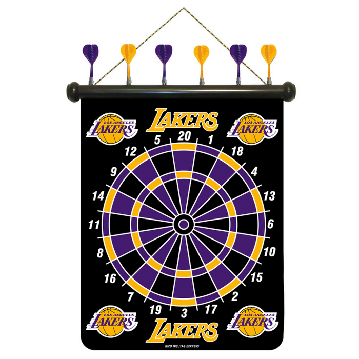 NBA Los Angeles Lakers Rico Magnetic Dart Board Set—Buy Now!