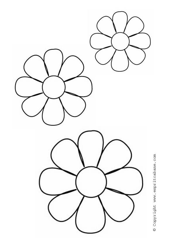 flower (petales separés) | Coloring pages | Pinterest