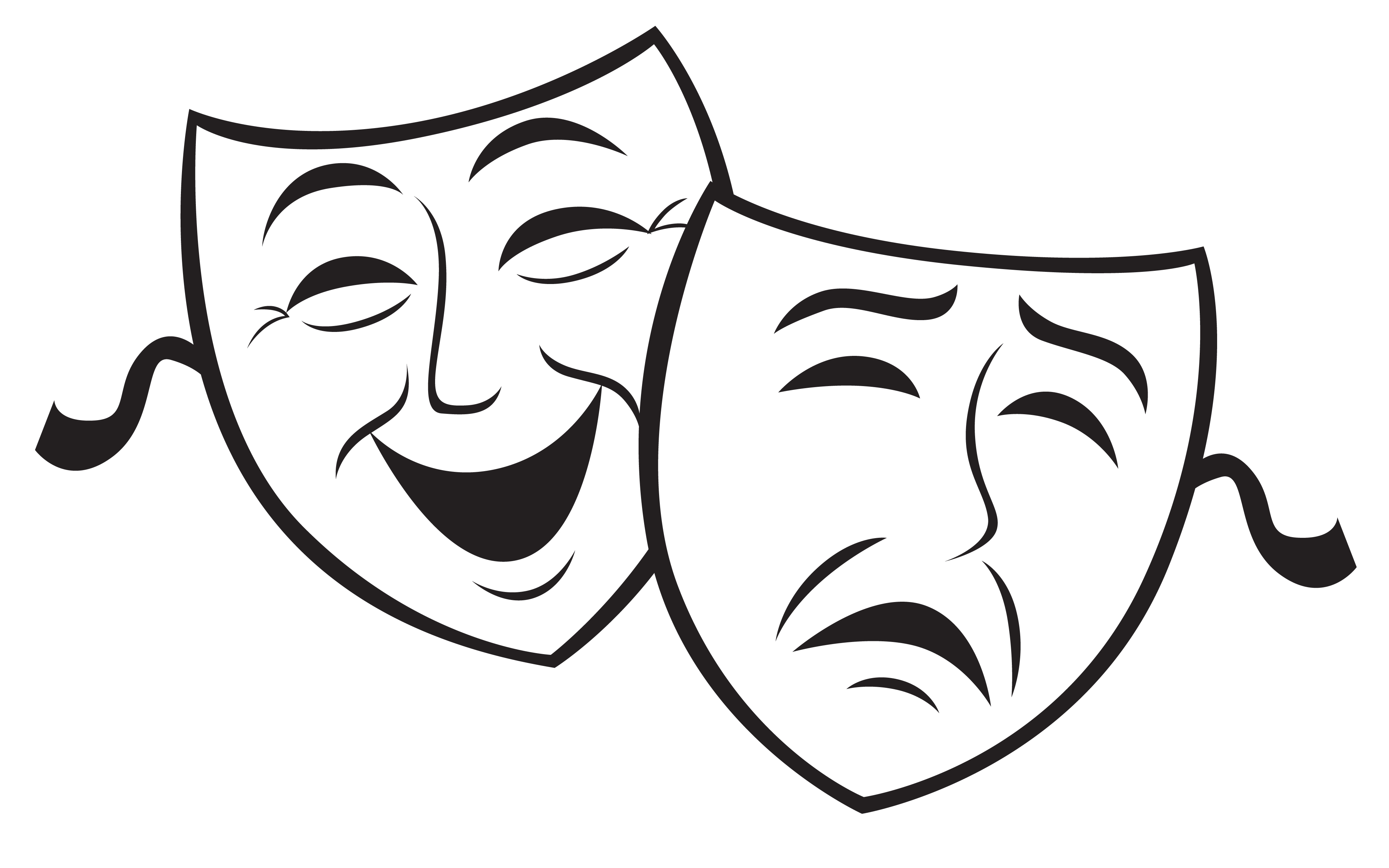 Pix For > Drama Comedy Mask Png