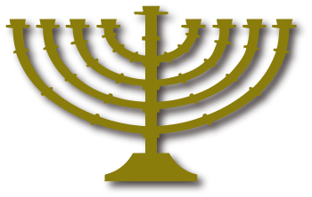 Hanukkah Clip Art- Free Golden Menorah Holiday Graphic