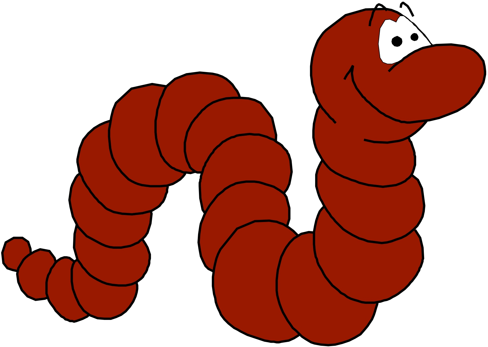 Cartoon Worms