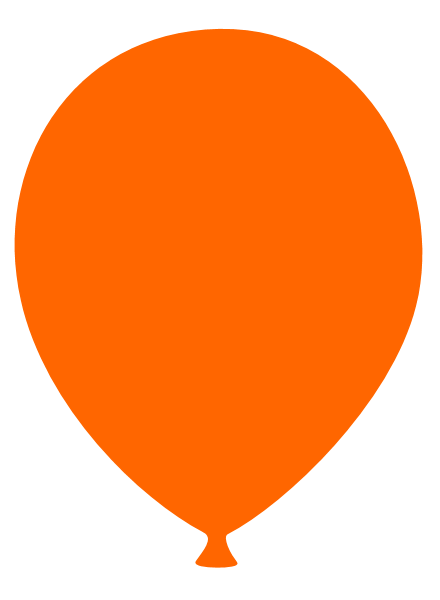 Orange Balloon Clipart - ClipArt Best