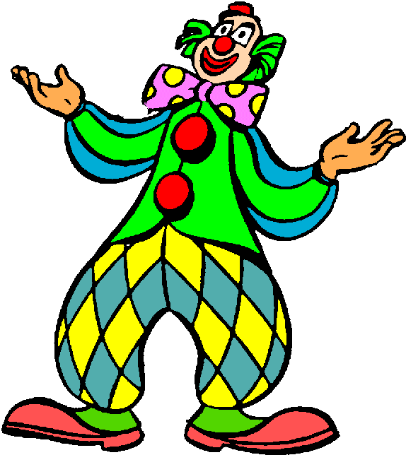 Pix For > Vintage Circus Clown Clipart