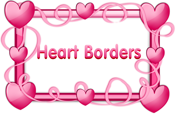 clip art free hearts borders - photo #48