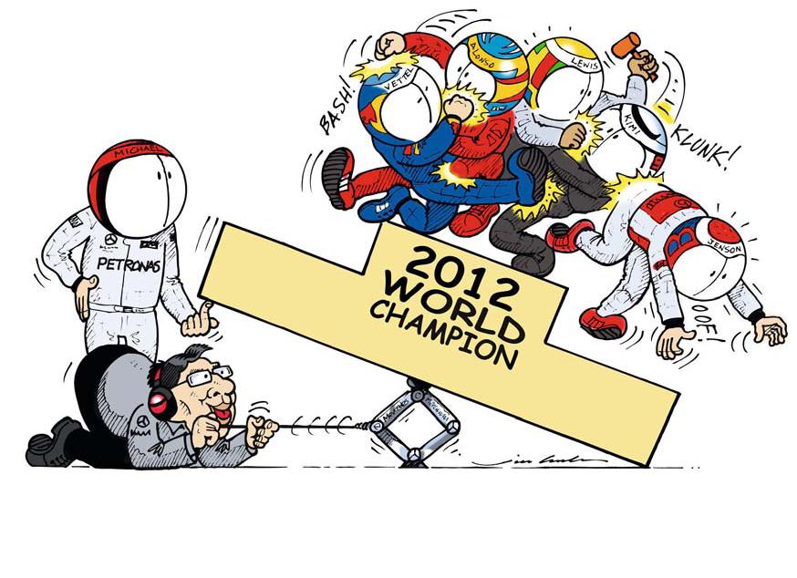 F1 Cartoons 2012