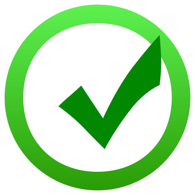 Pix For > Green Check Icon Transparent