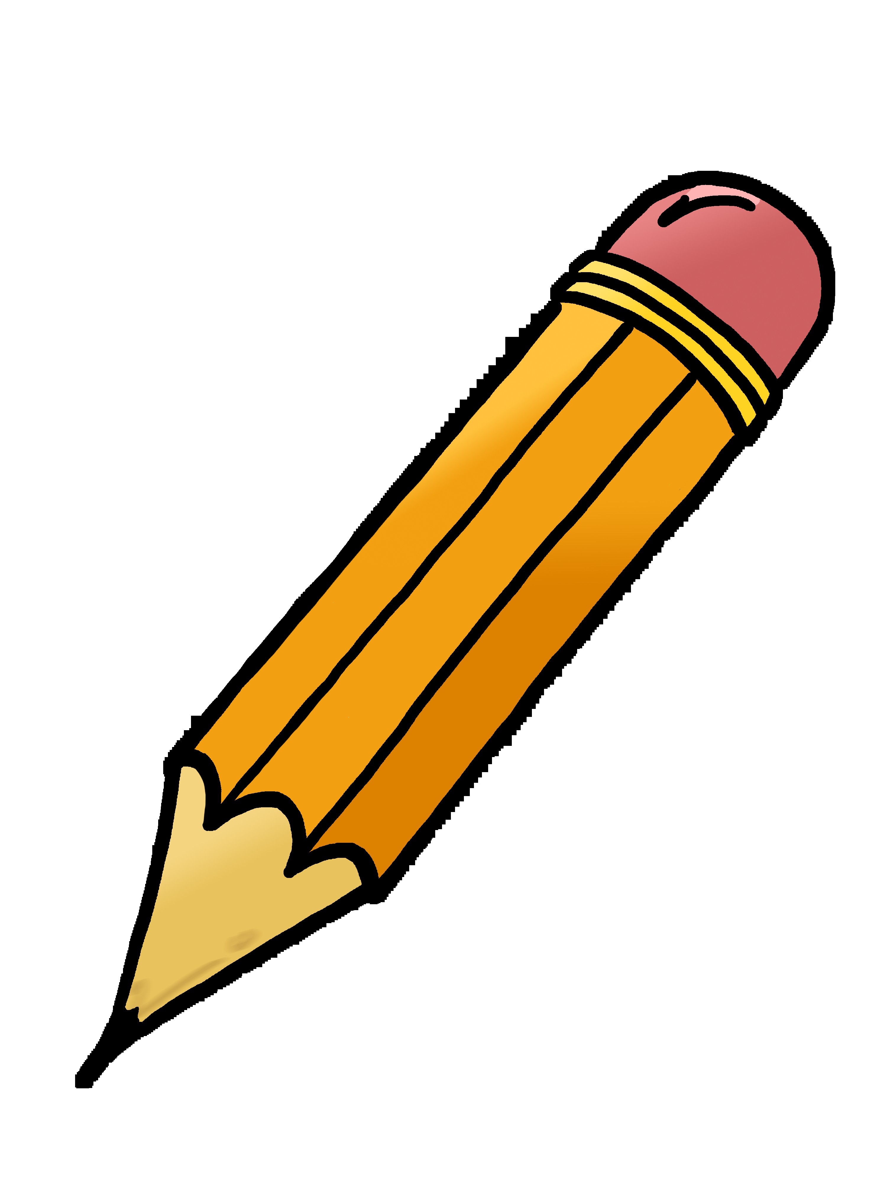 clipart of paper and pencil - photo #42