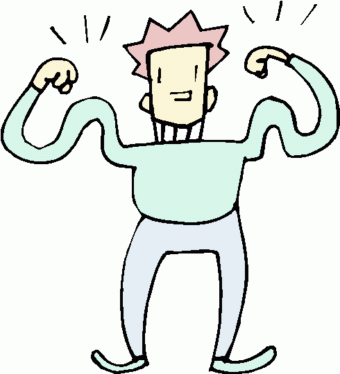 clip art muscle man - photo #3