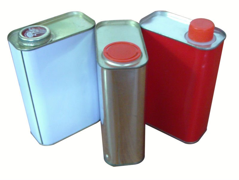 Square Cans,Can Tin,Plastic Cap Paint Cans,1 Liter Metal Cans ...