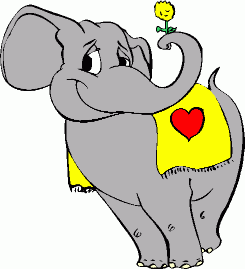elephant-with-flower-clipart clipart - elephant-with-flower ...