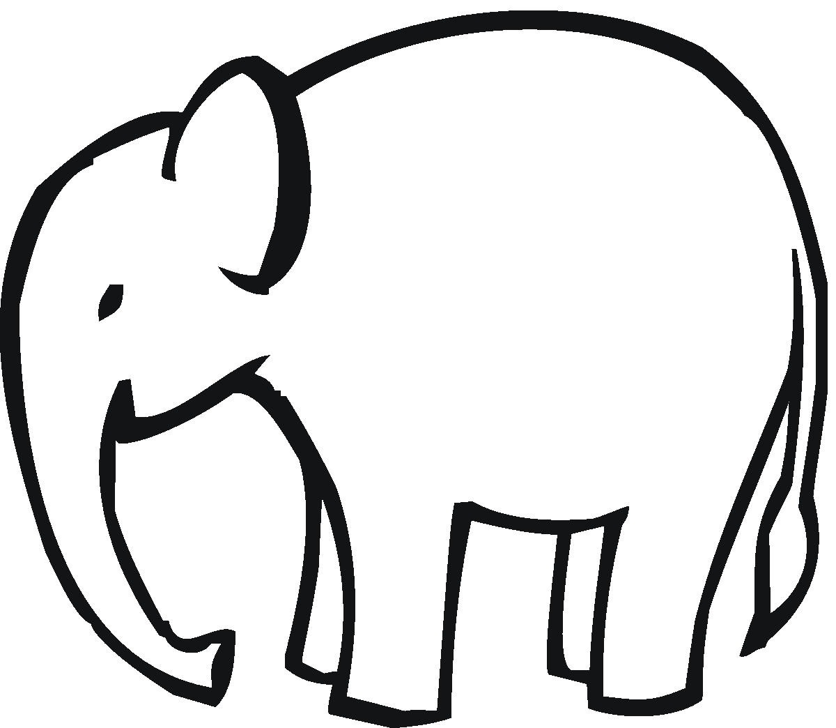 Circus Elephant Clipart Black And White | Clipart Panda - Free ...