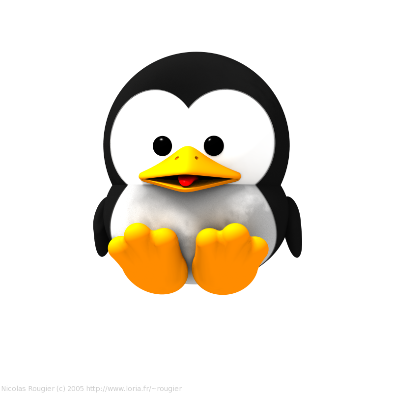 3D Baby GNU and Tux - GNU Project - Free Software Foundation