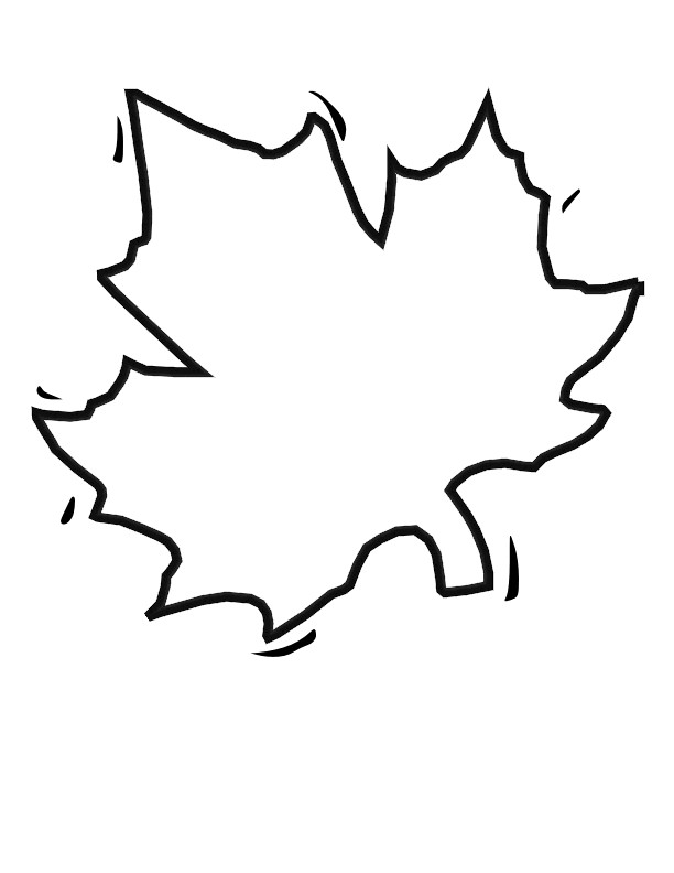 clip art leaves to color - photo #10