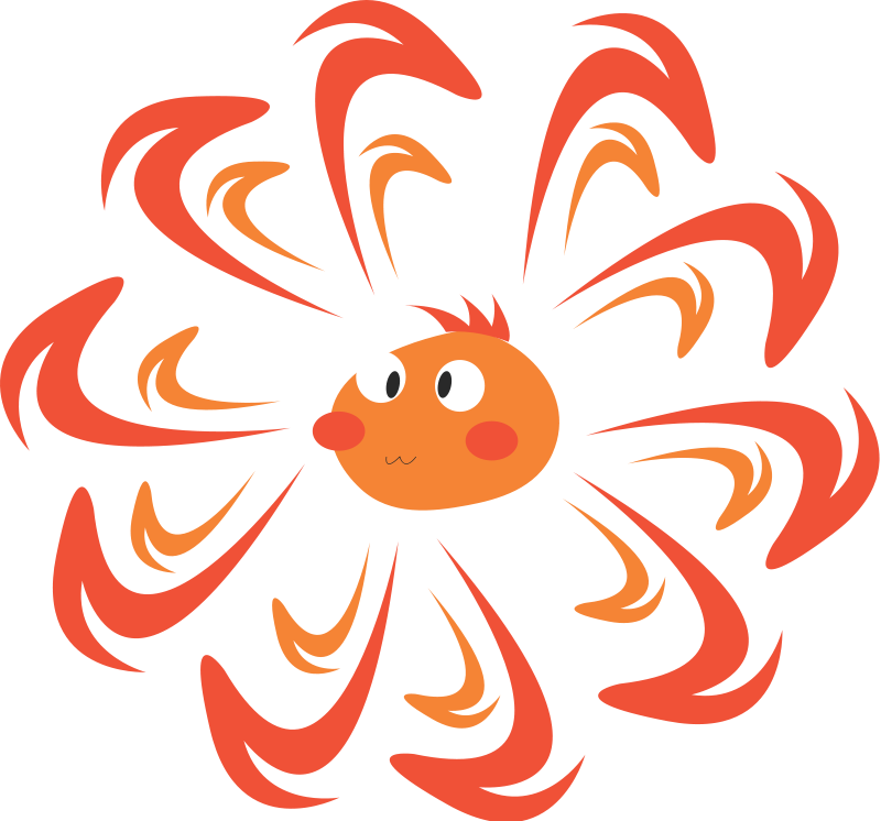 Sun (cartoon) Free Vector / 4Vector