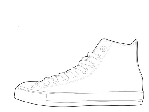 Shoe Outline Template Images & Pictures - Becuo