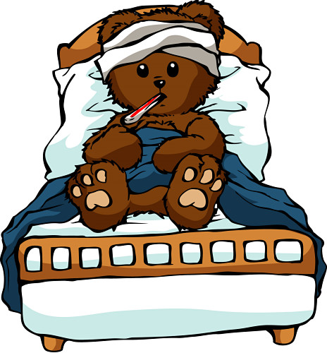 Child With Fever Clipart | zoominmedical.