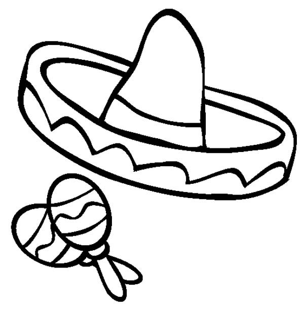 cactus and sombrero coloring pages - photo #35