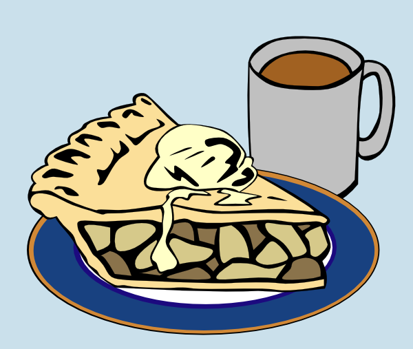 Apple Pie And Coffee clip art Free Vector / 4Vector