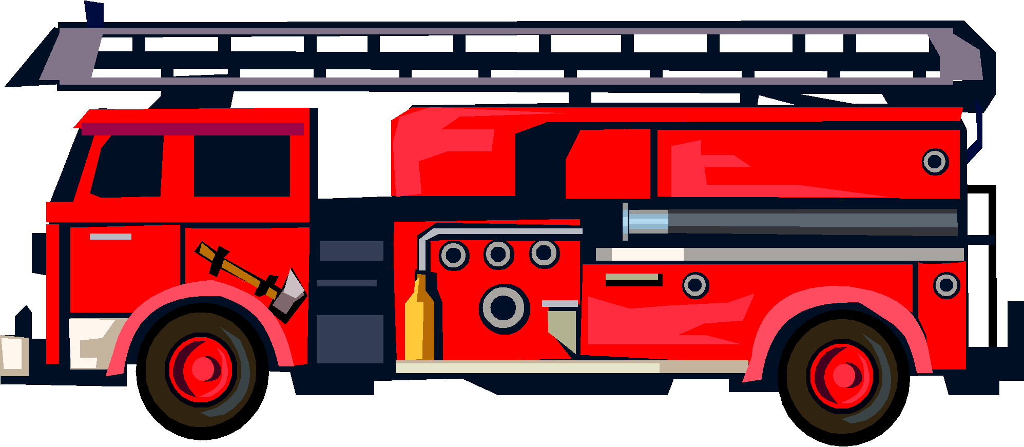 fire truck clipart - photo #3