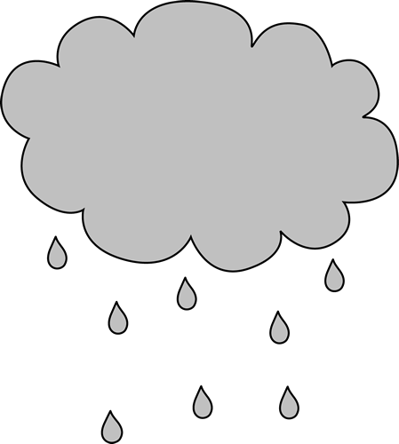 Gray Rain Cloud Clip Art - Gray Rain Cloud Image