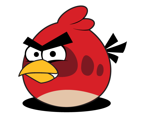 Free Red Angry Bird Vector | Download Free Vector Art