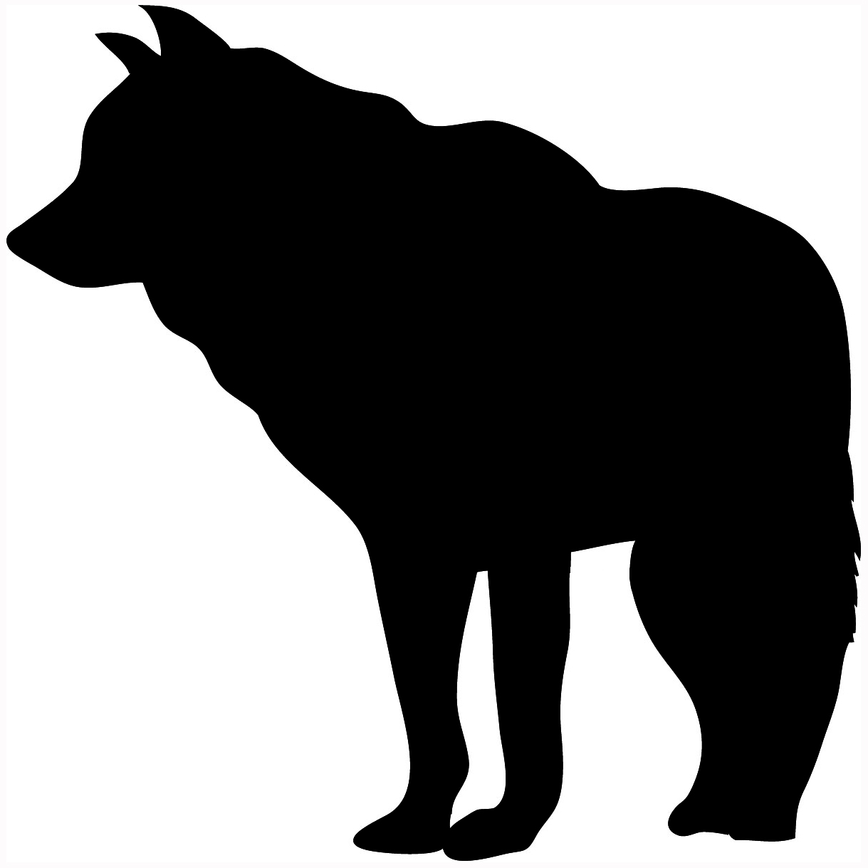 Images For > Running Wolf Clipart