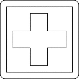 Pix For > First Aid Symbol Outline
