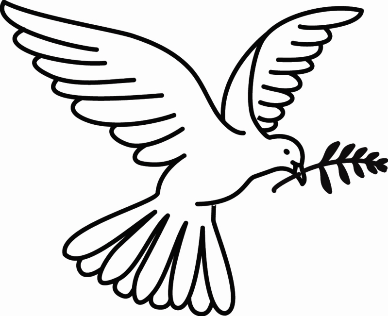 How To Draw Doves Of Peace