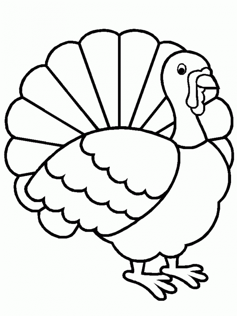 Thanksgiving Day Turkey Coloring Pages | Happy Thanksgiving Day 2014