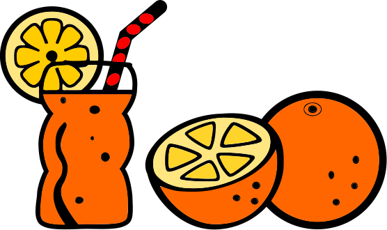 Image gallery for : orange juice cartoon
