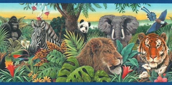 Jungle Animal Border - Combyo