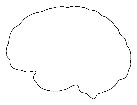 Printable Blank Brain Cliparts Co