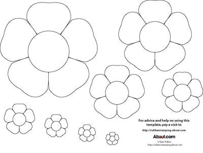 Liven Up Your Handmade Projects with This Free Flower Template