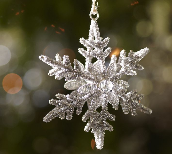 Snowflake Ornament Inspiration for Christmas Tree Modern ...