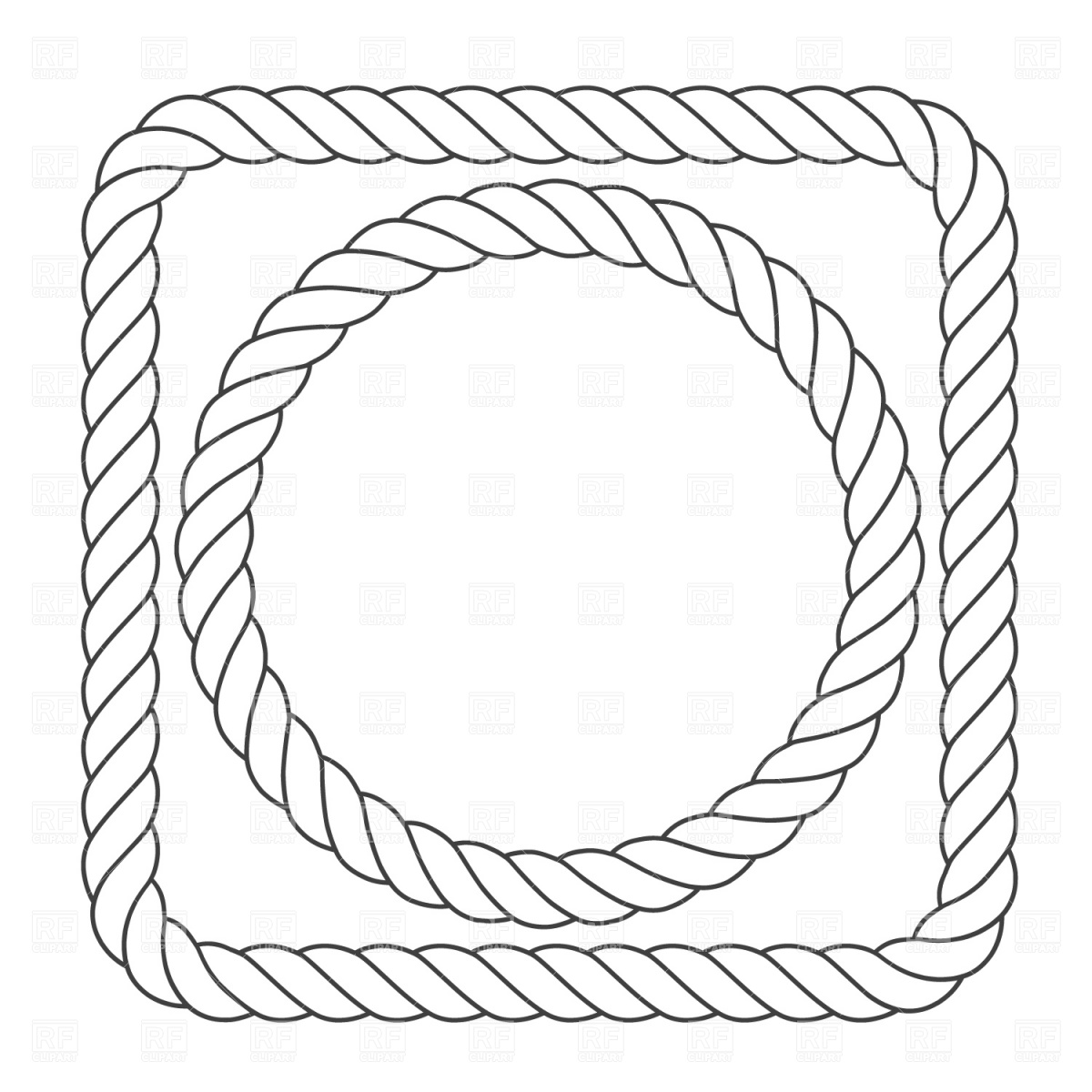 Rope frame, 1096, Borders and Frames, download Royalty free vector ...