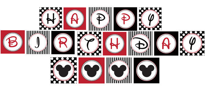 Mickey Mouse Printable Collection