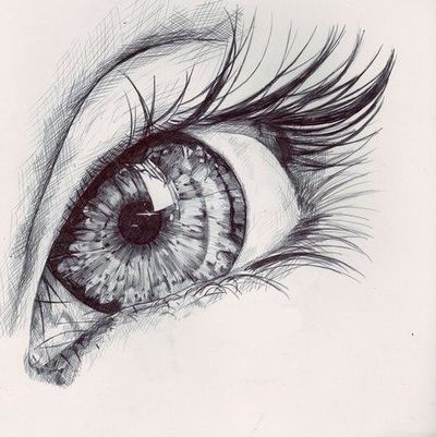 Pencil drawing. I love the detail of the iris. / Pencil Drawings ...