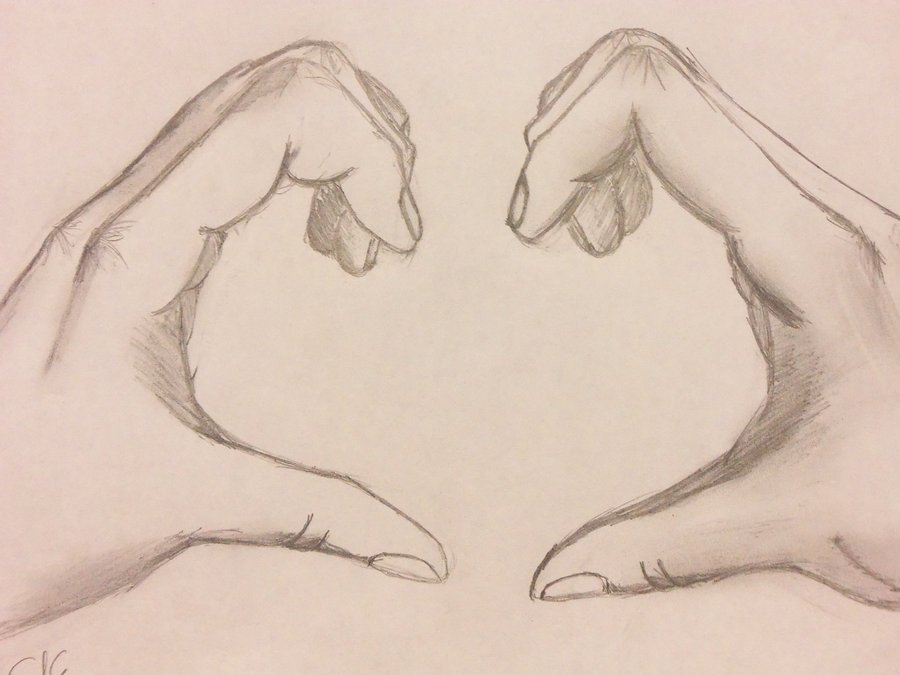 Hand Heart Shape! (Love) By ArtisticMegaMind On DeviantArt - Cliparts.co