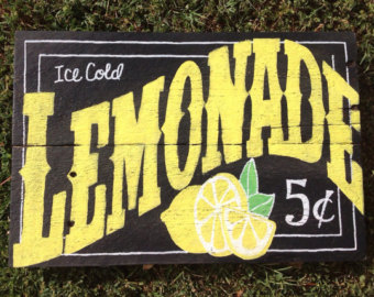 lemonade sign – Etsy
