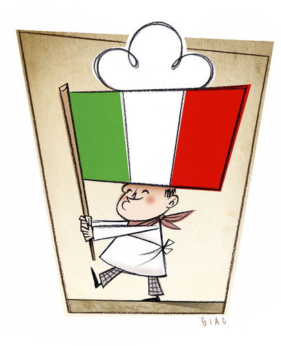 Italian Cooking By Giacomo | Media & Culture Cartoon | TOONPOOL