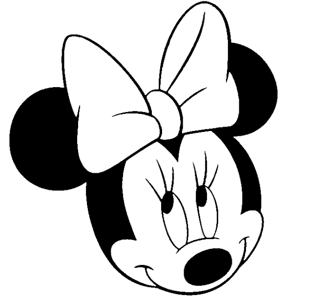 Minnie Mouse Black Face Cliparts co
