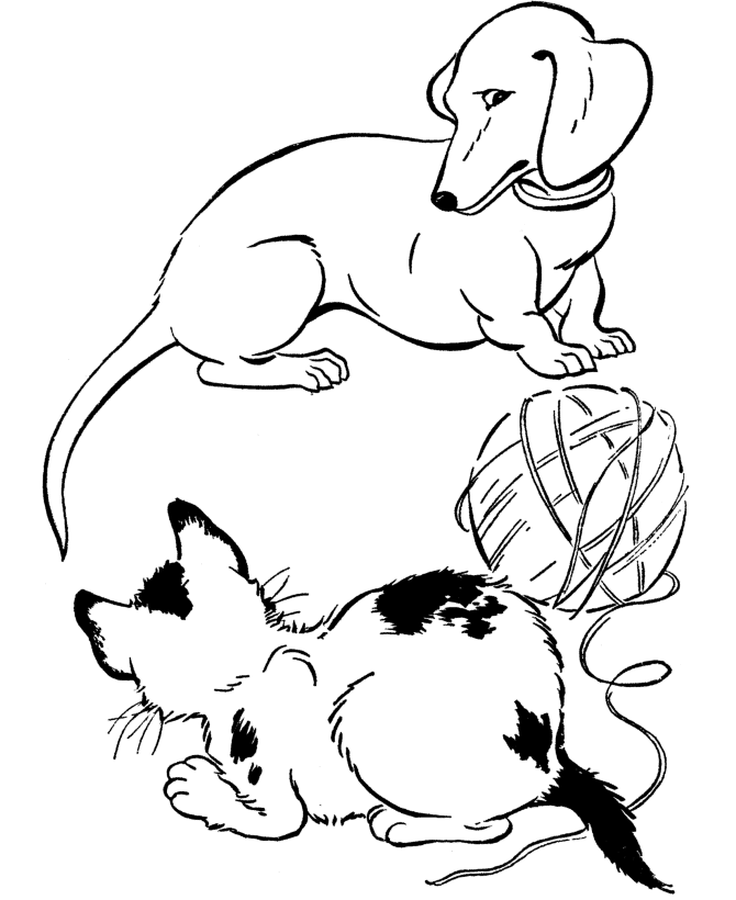 Dog Coloring Pages - smilecoloring.com