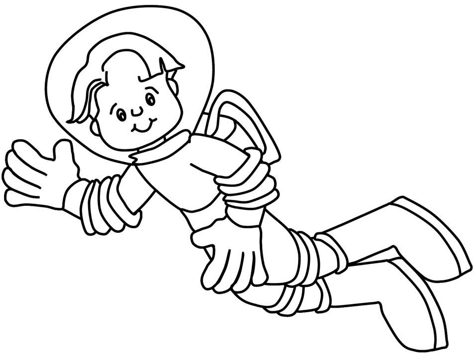 Astronaut Coloring Page - Free Coloring Pages For KidsFree ...